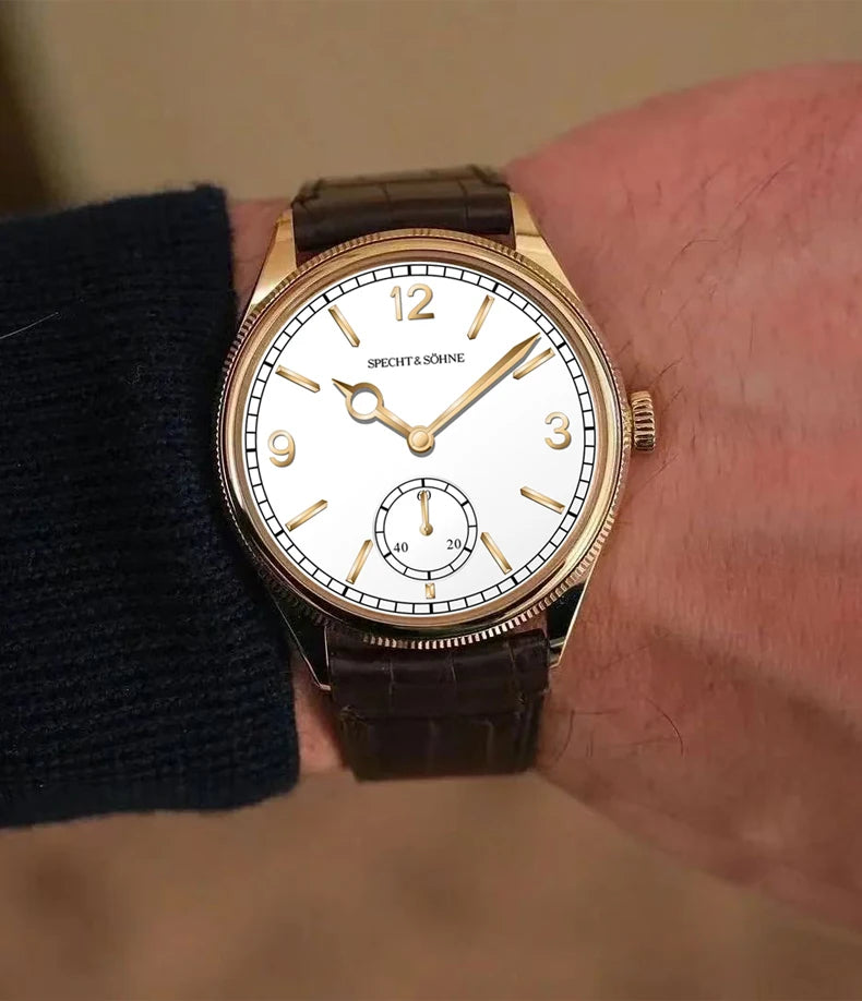Specht & Söhne New Arrivals 1908 Automatic Watches For Men Stainless Steel Seagull Movt Mechanical Wristwatch 50M Waterproof