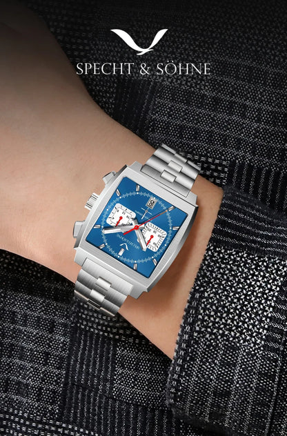 Watches Men 2025 New Hot Watches Luxury Men Quartz Wrist Watch Japan VK64 Chronograph Trendy Sport Waterproof Men's Watch