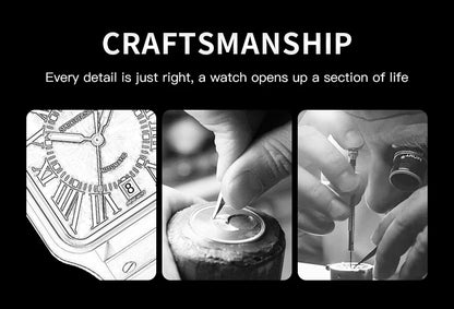 Specht & Söhne New Men's Watches Japan Miyota 8215 Movement Mechanical Wristwatches Stainless Steel 50M Waterproof Men's Watch
