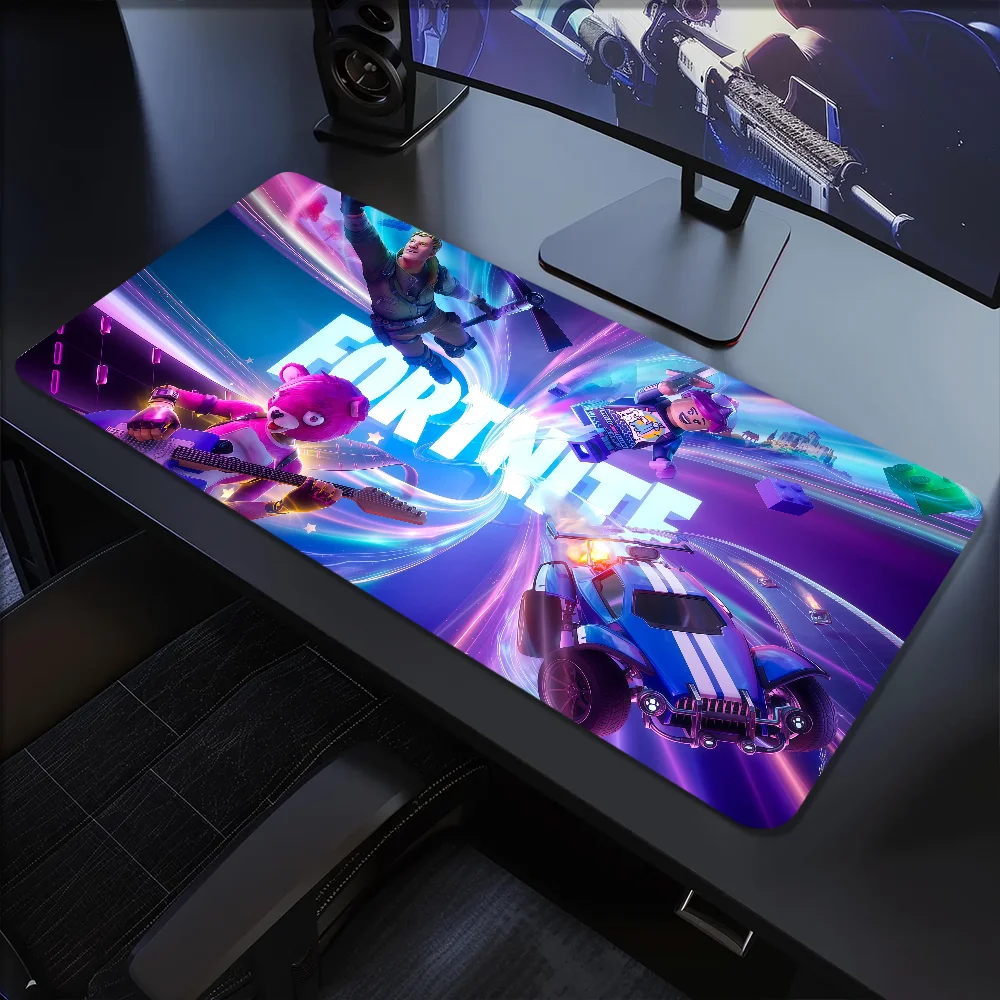 Tapete de Rato Gaming F-Fortnite Survival Battle, Grande, para Secretária e Teclado, Ergonómico, em Borracha, para PC e Escritório, Antiderrapante, Anti-Desfiamento, Personalizado para Casa