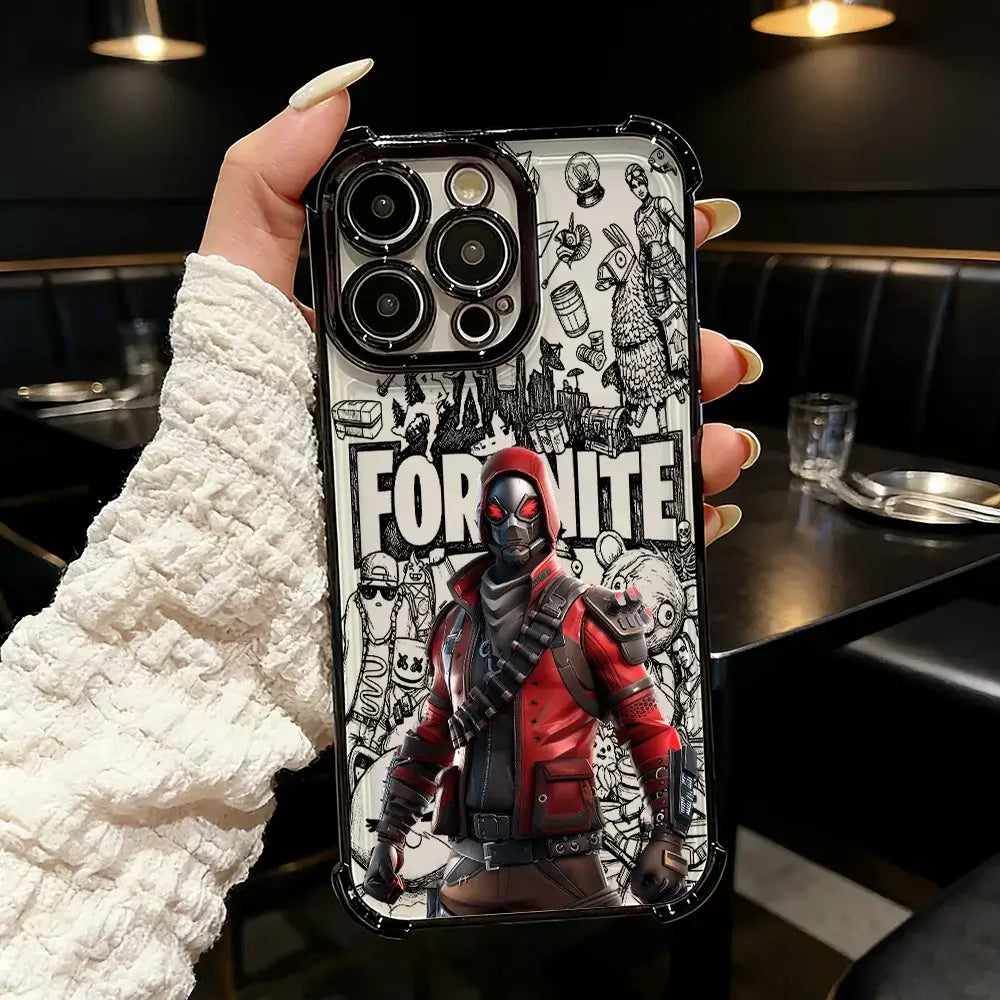 Coque de téléphone « FortniteS » pour Samsung A37, A57, A07, A36, A16, A35, A55, A25, A26, A05s, A15, A54, A34, A24, A14, A05, A04 (4G, 5G)