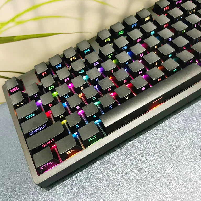 Keycaps retroiluminadas com gravação lateral, 131 teclas, para teclado mecânico Cherry MX Switch, perfil OEM, ABS, keycaps personalizadas DIY