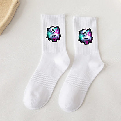 Fortnite-Socken mit Cartoon-Spielcharakter, lange Socken für Kinder und Schüler, einfarbige Baumwollsocken für Frühling und Herbst, Geburtstagsgeschenk