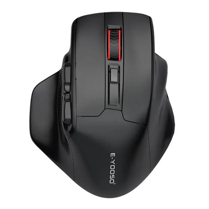Mouse gaming E-YOOSO X-31 Pro USB, mare, cu suport Bluetooth 2.4G Wireless, PAW3212, 4800 DPI, pentru gameri, computer, laptop și PC