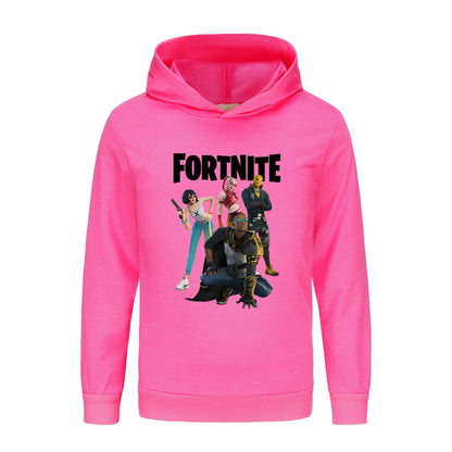 Hoodie Fortnite para Crianças Roupa de Princesa para Meninas Moda Bebé Rapazes Roupa Primavera Outono Sweatshirt Tops Infantis 4403