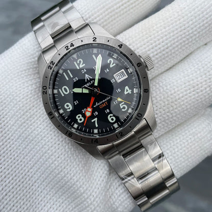 STEELFLIER Official SF792 GMT Mechanical Wristwatch NH34 Movement Super BGW9 C3 Luminous 200M Waterproof Men's Luxury Dive Watch
