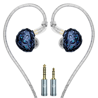 TRN Whale Shark Hybrid Earphones Triple Dynamic + Planar In-Ear Monitors headphones