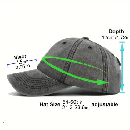 FOCUS Print Cap -pesetty puuvilla, säädettävä klassisen tyylin baseball-lippis, urheilullinen duckbill-lippis miehille ja naisille