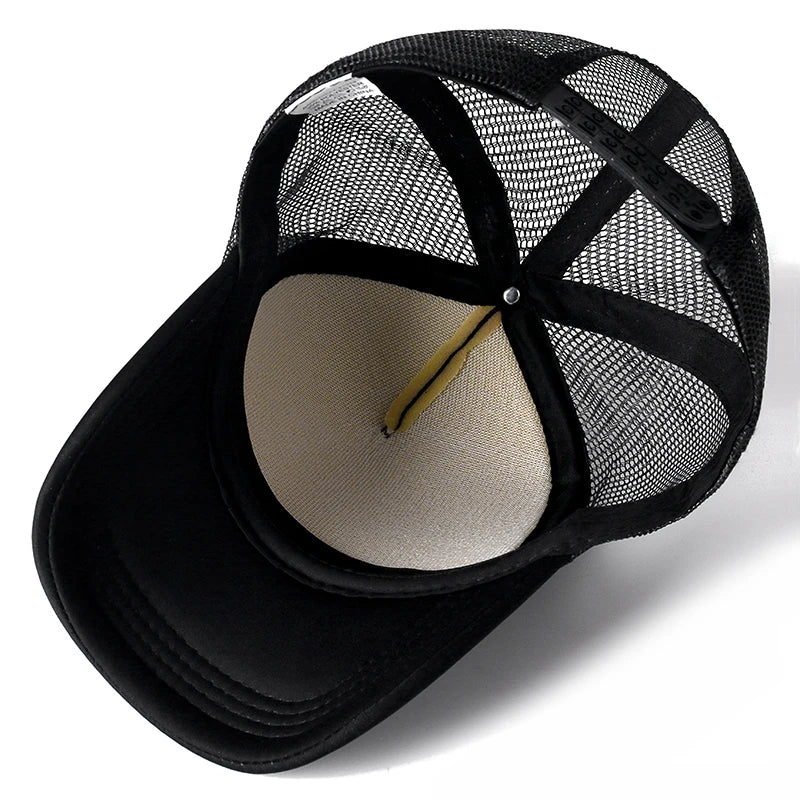 Unisex Cap Casual Plain Mesh Baseball Cap Adjustable Snapback Hats for Women Men Hip Hop Trucker Cap Streetwear Dad Hat