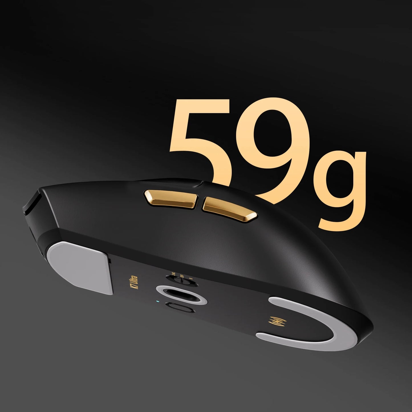Mouse da gaming wireless MCHOSE K7 Ultra PAW3950, doppio polling rate 8K, leggero, base di ricarica wireless magnetica, eSport e ufficio