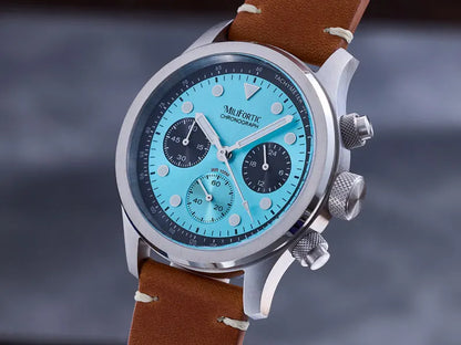 Milifortic 39MM Fashion Chronograph Watch Man R086 Retro C3 Luminous Stainless Steel Waterproof 100M VK63 Quartz Watches For Man