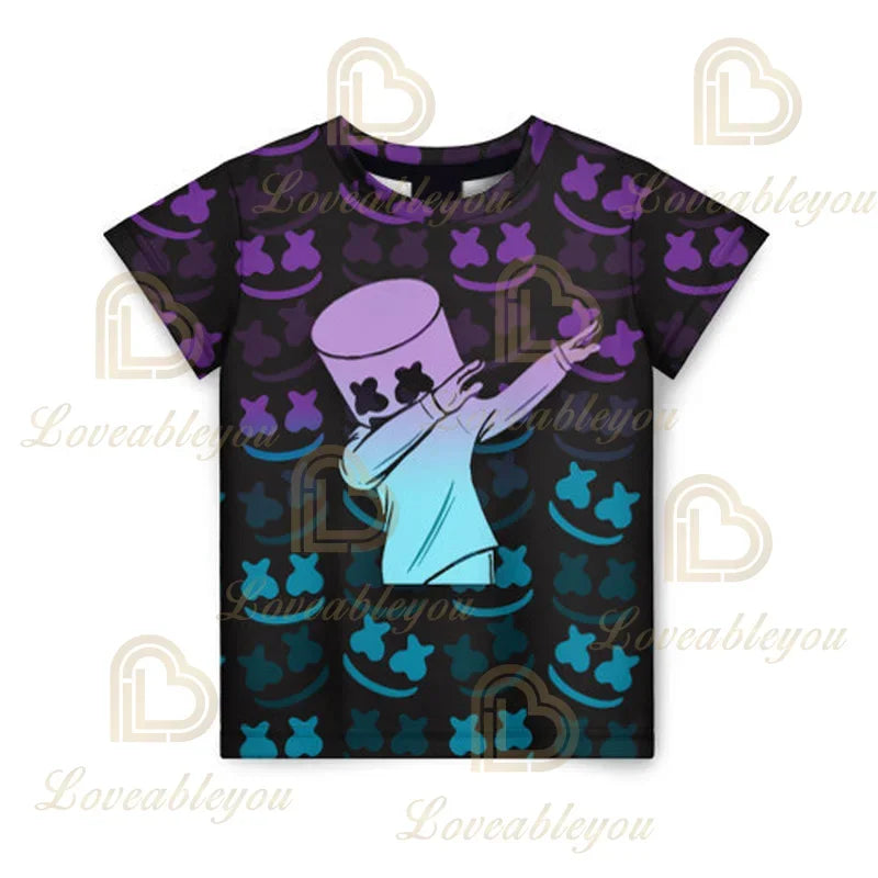 Battle Royale T-shirt Fortnite Victory T Shirt Kids Tops Girls Boys Clothes Harajuku Tees Children 3D 2025 NEW DESIGN