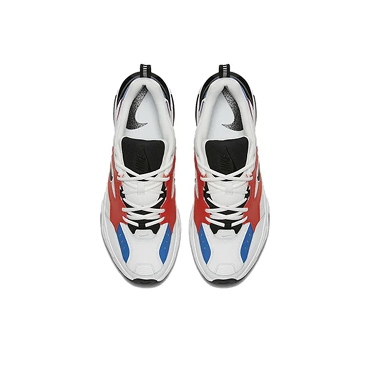 POIZON Nike M2K Tekno Branco Preto Laranja AV4789-100