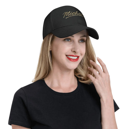 Cappellino da baseball con logo Michael Biopic Sun - Cappellini estivi casual hip hop da uomo per Michael Jackson - Cappellini da baseball per adulti, da caccia e da campeggio