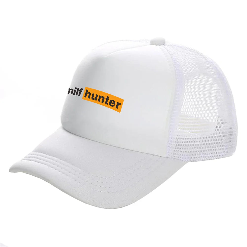 Καπέλα Trucker Milf Hunter Μοντέρνα Καπέλα Milf Hunter Καπέλα μπέιζμπολ Καλοκαιρινά καπέλα εξωτερικής χρήσης με πλέγμα για προστασία από τον ήλιο MZ-506
