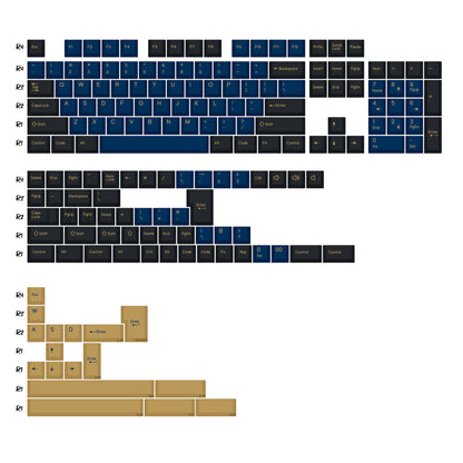 KBDiy GMK MarrsGreen Teclas Retro PBT ISO Double Shot Perfil Cherry para Teclado Mecânico Gaming com Switches MX