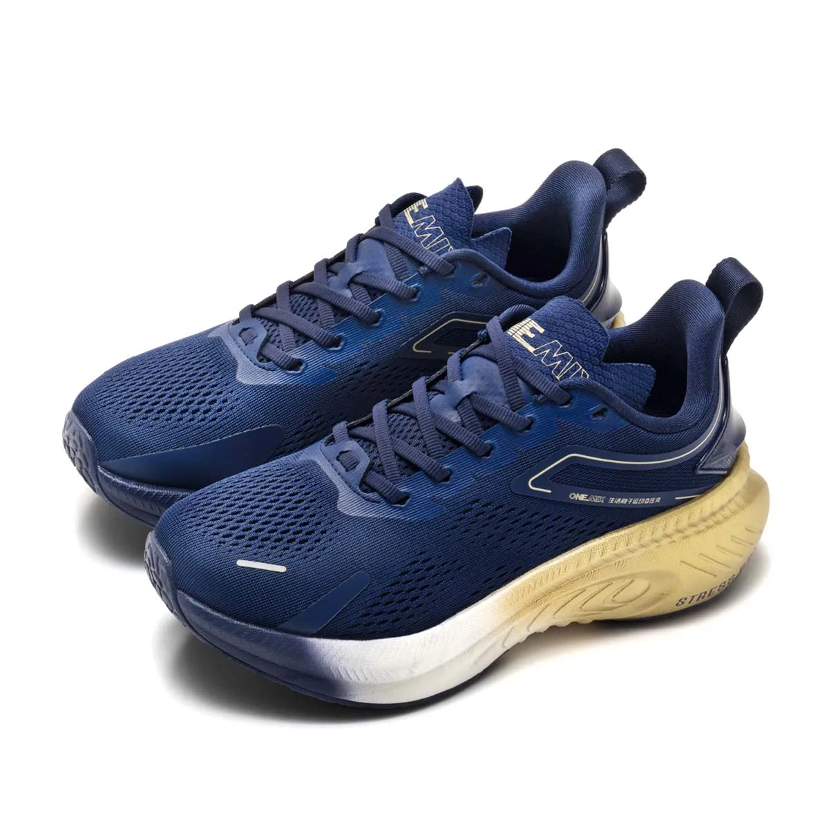 ONEMIX New Style Autumn Winter Men Running Shoes Ourdoor Jogging Cushioning Breathable Lightweight Elastic Sports Sneakers