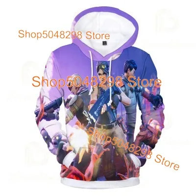 Sweatshirt com Capuz para Homem, Mulher e Criança The Nite Victory — Roupa Infantil Battle Royale, Sweatshirt para Rapazes e Raparigas, Tops Hero para Adolescentes
