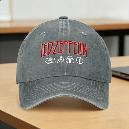 Baseball Cap 2026 Led Zeppelin Summer Y2k Retro Trucker Hat Women Men Custom DIY Hiking Fishing High Quality Snapback Cap