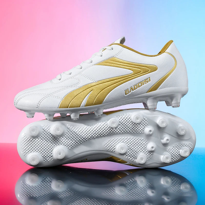 Fodboldsko til mænd, åndbare fodboldstøvler, futsal, ultralette professionelle træningssneakers, unisex græsknopper til kamp og sport