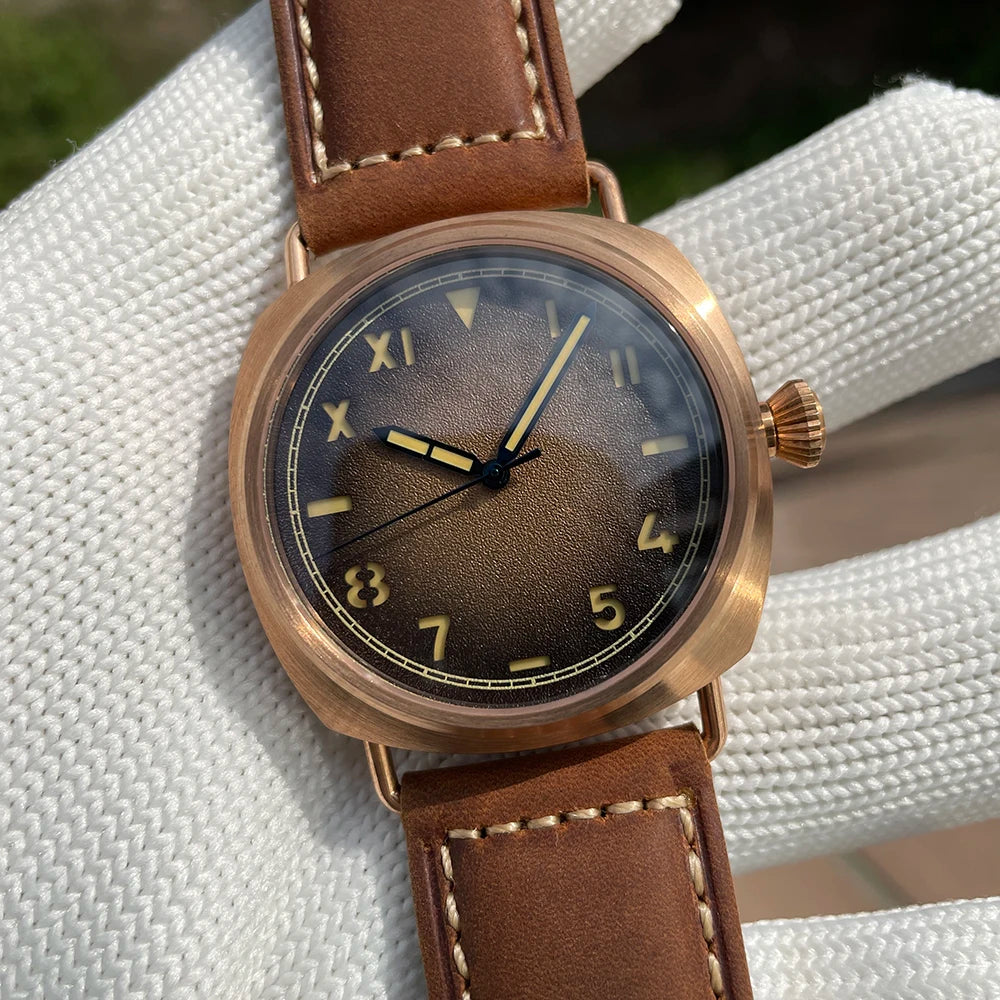 STEELFLIER Official SF760S Luxury Bronze Mechanical Watch NH35 Movement Sapphire Crystal Swiss Luminous 20Bar Waterproof Wristwatch
