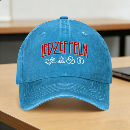 Baseball Cap 2026 Led Zeppelin Summer Y2k Retro Trucker Hat Women Men Custom DIY Hiking Fishing High Quality Snapback Cap