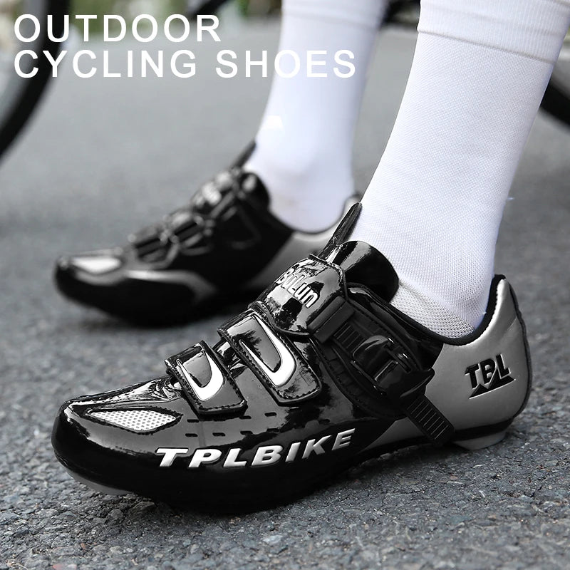 New Men's and Women's Bicycle Shoes,Outdoor Cycling Shoes,Three Functional Soles,Professional Training Shoes