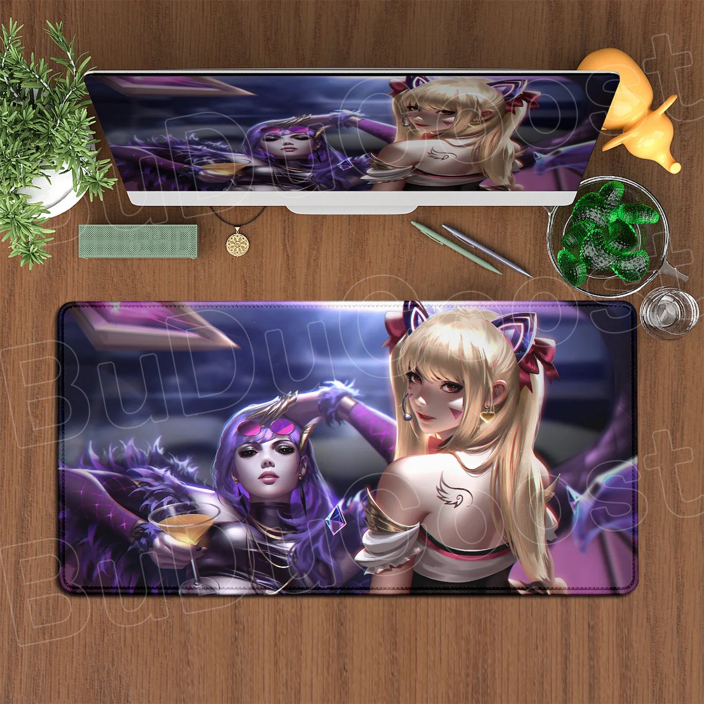 Produit gaming premium Fraquane, Large XXL DIY Cool Overwatch Mouse Pad Keyboard Table Gaming Accessories Non-Slip Rubber Edge locking spped Laptop Rug desk Mat