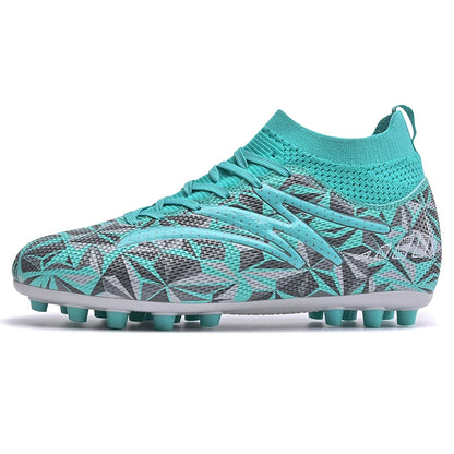 New Men's Football Boots Breathable Sport Training Soccer Shoes Cleats Sport Outdoor TF Futsal Match Turf Grass Drop Shipping
