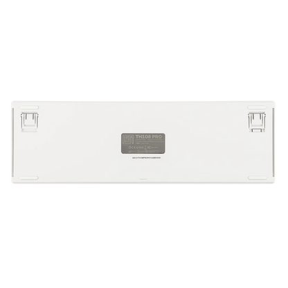 Teclado Mecânico EPOMAKER TH108 PRO 100% Full-Size Hot-Swap com Fio/BT/2.4Ghz sem Fios, Ecrã, Botão Rotativo e Bateria de 10000mAh