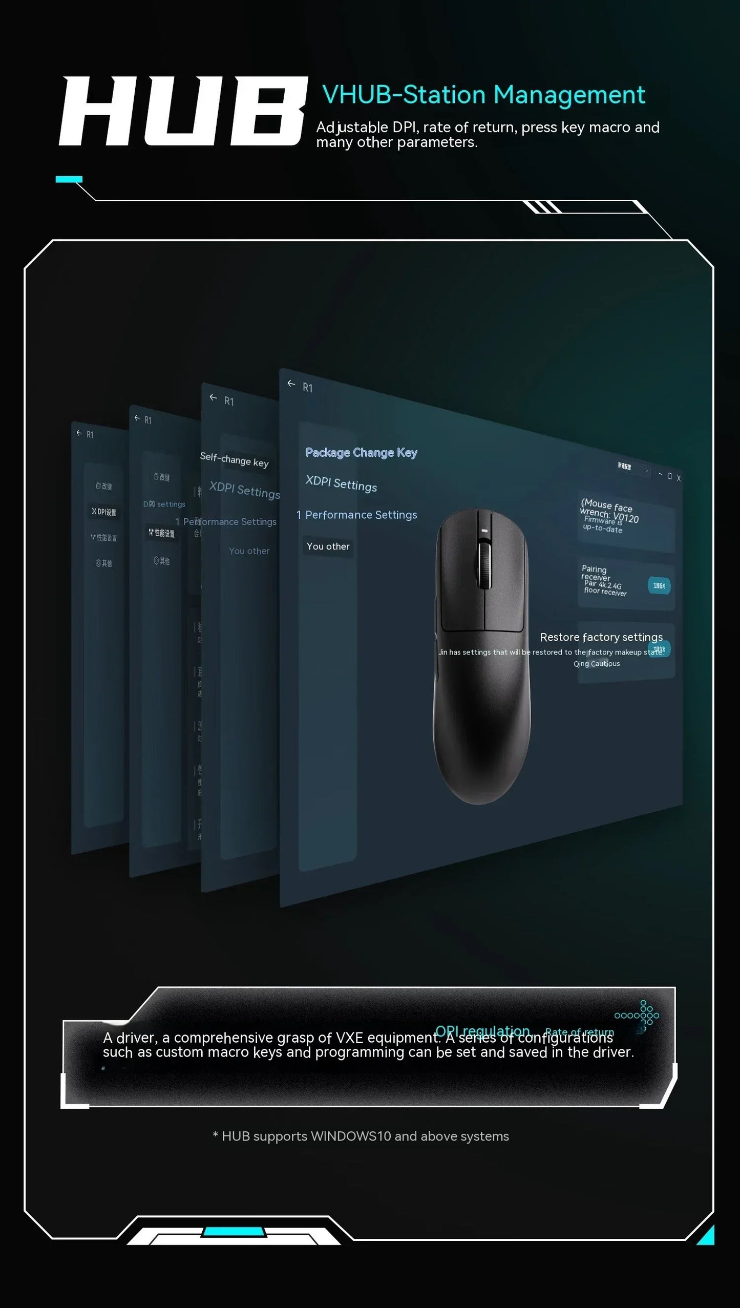 VXE Dragonfly R1 Pro Paw3395 Sensor Wireless Mouse Nordic 52840 2khz Smart Speed X Low Delay Office Gamer PC Gaming Mouse