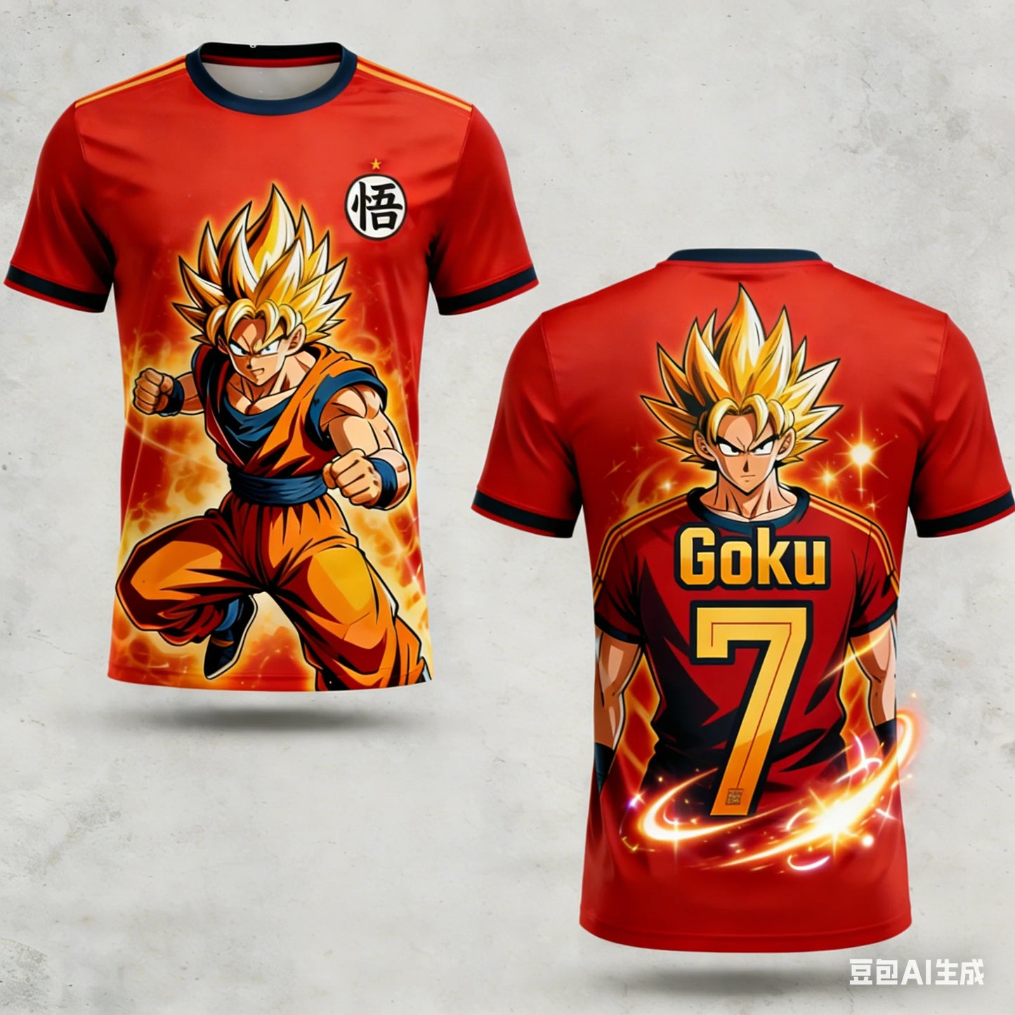 T-shirt casual Dragon Ball de verão 2026 para homem, com estampado 3D, manga curta, corte largo, respirável, para mulher e criança, estilo desportivo