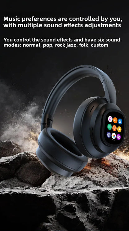 Auricolari HYUNDAI X1PRO Wireless Bluetooth 6.0 con traduzione AI – Oltre 100 lingue, controllo touch, schermo LED, cuffie con cancellazione del rumore