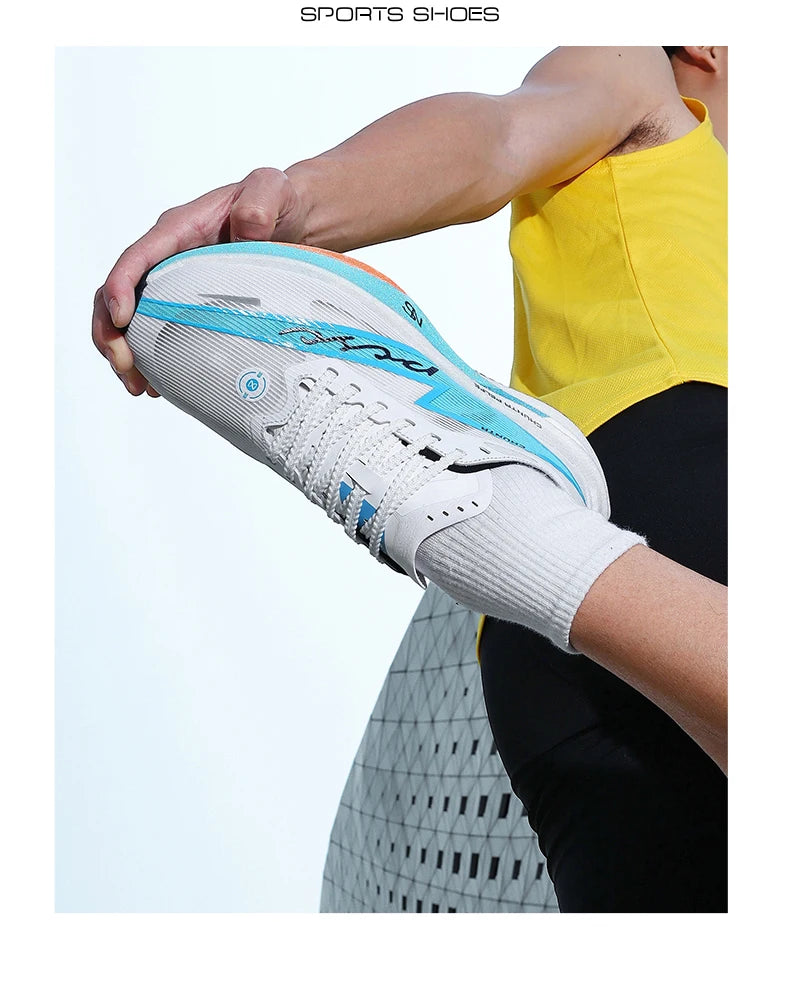 Laufschuhe für Herren, Carbonplatte, spezialisiert für Marathon und Sport, atmungsaktiv, leicht, komfortable rutschfeste Chunta-Sneaker für Damen