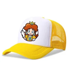 Mario Casual Baseball-zonnepetten Action Universele polyesterhoed Kinderartikelen Vrachtwagenchauffeursartikelen Volwassenen Verstelbaar Anime-accessoires
