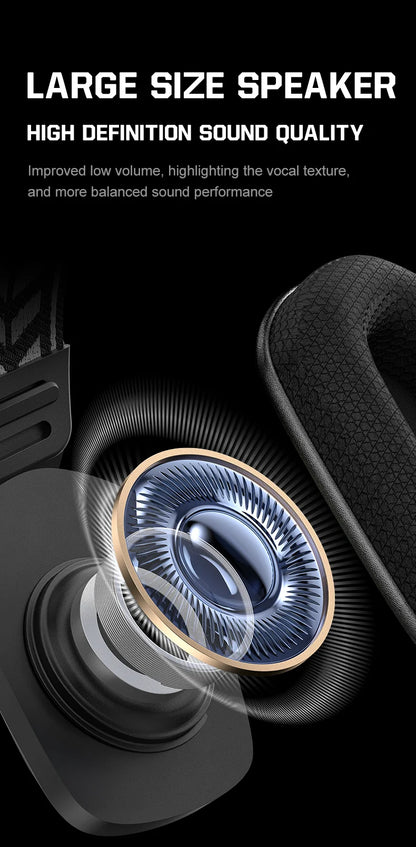 Cuffie da gaming wireless ONIKUMA GT828 Bluetooth 5.3 RGB con microfono, cancellazione del rumore e connessione a 4 modalità per PC, PS5 e laptop