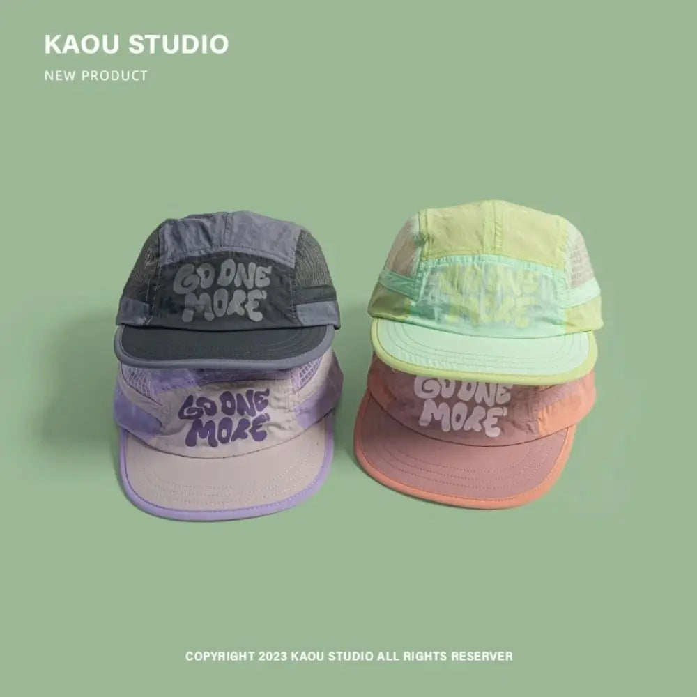 Pehmeälierinen, nopeasti kuivuva baseball-lippis, retrotyylinen 5-paneelinen aurinkosuojahattu, hengittävä hattu, rento hiphop-hattu, verkkokangasjuoksulippis
