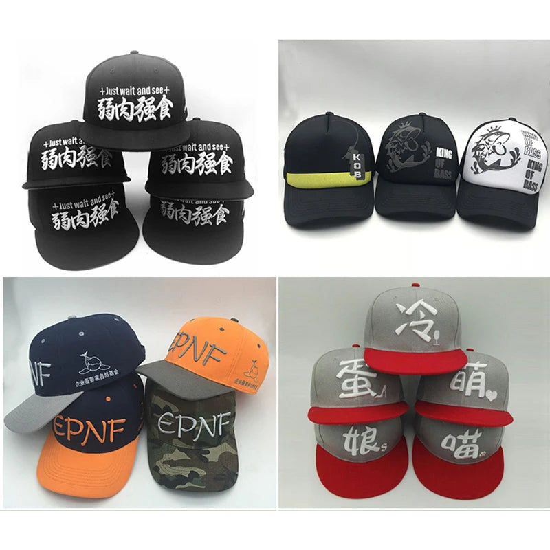 Custom Logo Sport Caps Full Closed Fitted Baseball Cap Hat Dad Hats Outdoor Golf Caps for Wen Women Hip Hop Snapback Visor Caps