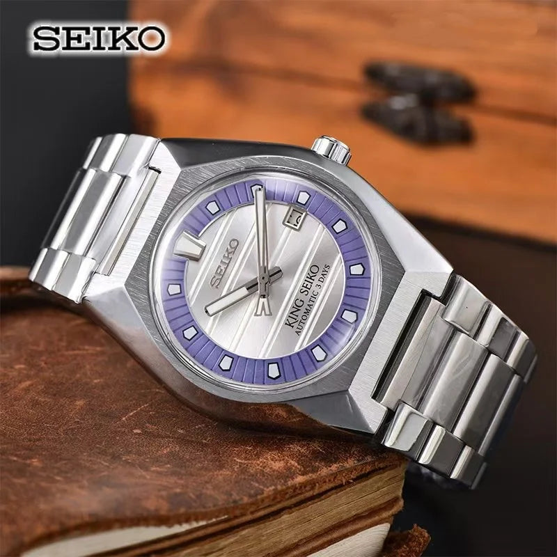 2026 New Seiko Automatic Mechanical Watch for Men and Women Business Leisure Calendar Night Light Waterproof Couple Watch