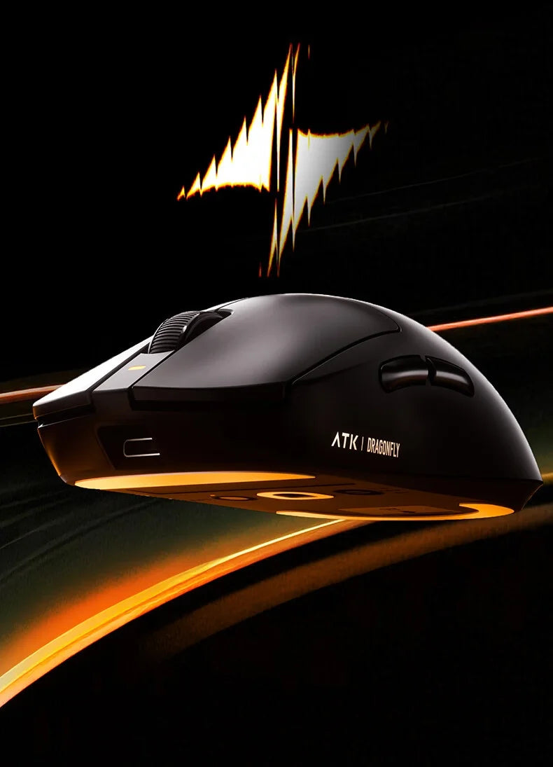 ATK A9 Plus Gaming Mouse Wireless A9/A9 SE/A9 Pro Tri Mode 8K Gaming Mouse Lightweight A9 Ultimate E-sports PC Gift Customized