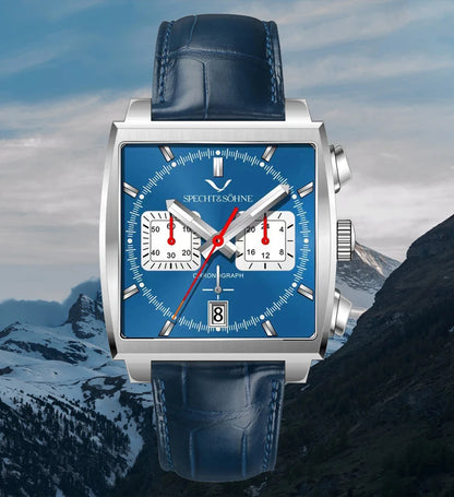 Specht & Söhne New Hot Watches Men Luxury Brand Male Japan VK64 Chronograph Trendy Sport Wristwatch Waterproof