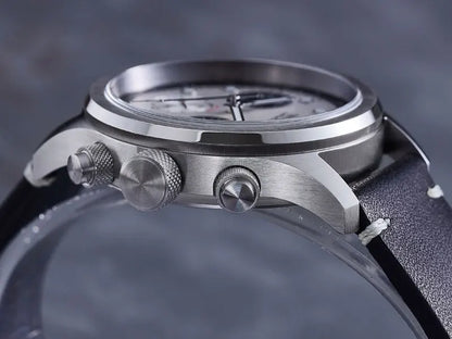 Milifortic 39MM Fashion Chronograph Watch Man R086 Retro C3 Luminous Stainless Steel Waterproof 100M VK63 Quartz Watches For Man