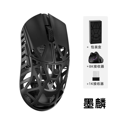 WLMOUSE Beast X Pro mouse gaming e-sport wireless leggero in lega di magnesio 750IPS 8K PAW3950HS 30000DPI senza retroilluminazione