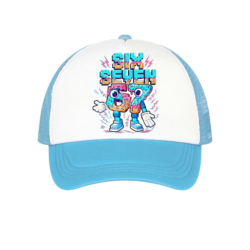 Steal A Brainrot 67 Baseball Cap Game Character Print Sun Hat Kids Adult Adjustable Peaked Caps Anime Fashion Summer Casual Hats
