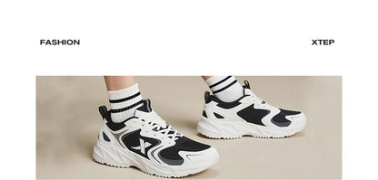 Xtep Casual Shoes For Men  Summer Durability Men's Sports Shoes Wear-Resistant Lace Up Non-Slip Outdoor Shoes 876219320026