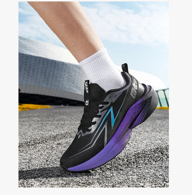 Zapatillas de running para hombre «Marathon Men», deportivas, especializadas, transpirables, ligeras, deportivas para mujer, antideslizantes, con suela de carbono, cómodas.