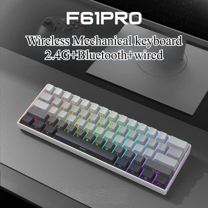 Bluetooth Wireless Mechanical Keyboards RGB Gamer Keyboard for Tablet Mechanical 60% iPad Backlit Mini USB Keyboard