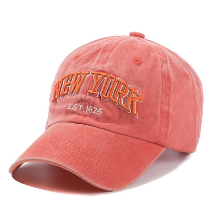 Gorra de algodón lavado York para hombre y mujer: gorras, gorras snapback, gorras de béisbol, protección solar, casquette, gorra «dad hat», gorra para actividades al aire libre