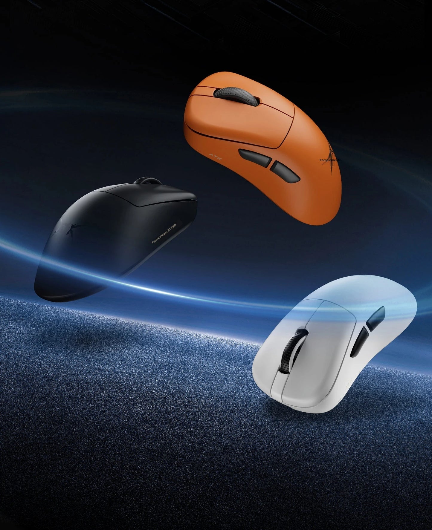 Ratón gaming inalámbrico ATK Z1 Pro Max Ultra con patas personalizadas, PAW3950, velocidad inalámbrica ultrainteligente, tasa de sondeo 8k y baja latencia de 0.39ms