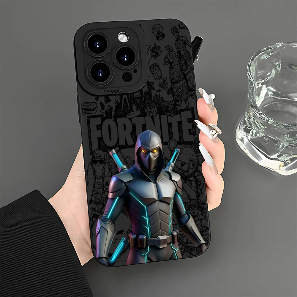 Capa de Telemóvel Fortnite para Samsung Galaxy A37 A57 A25 A56 A16 A06 A35 A05s A15 A34 A24 A05 A13 A73 A53 A23 A03 A13 4G 5G